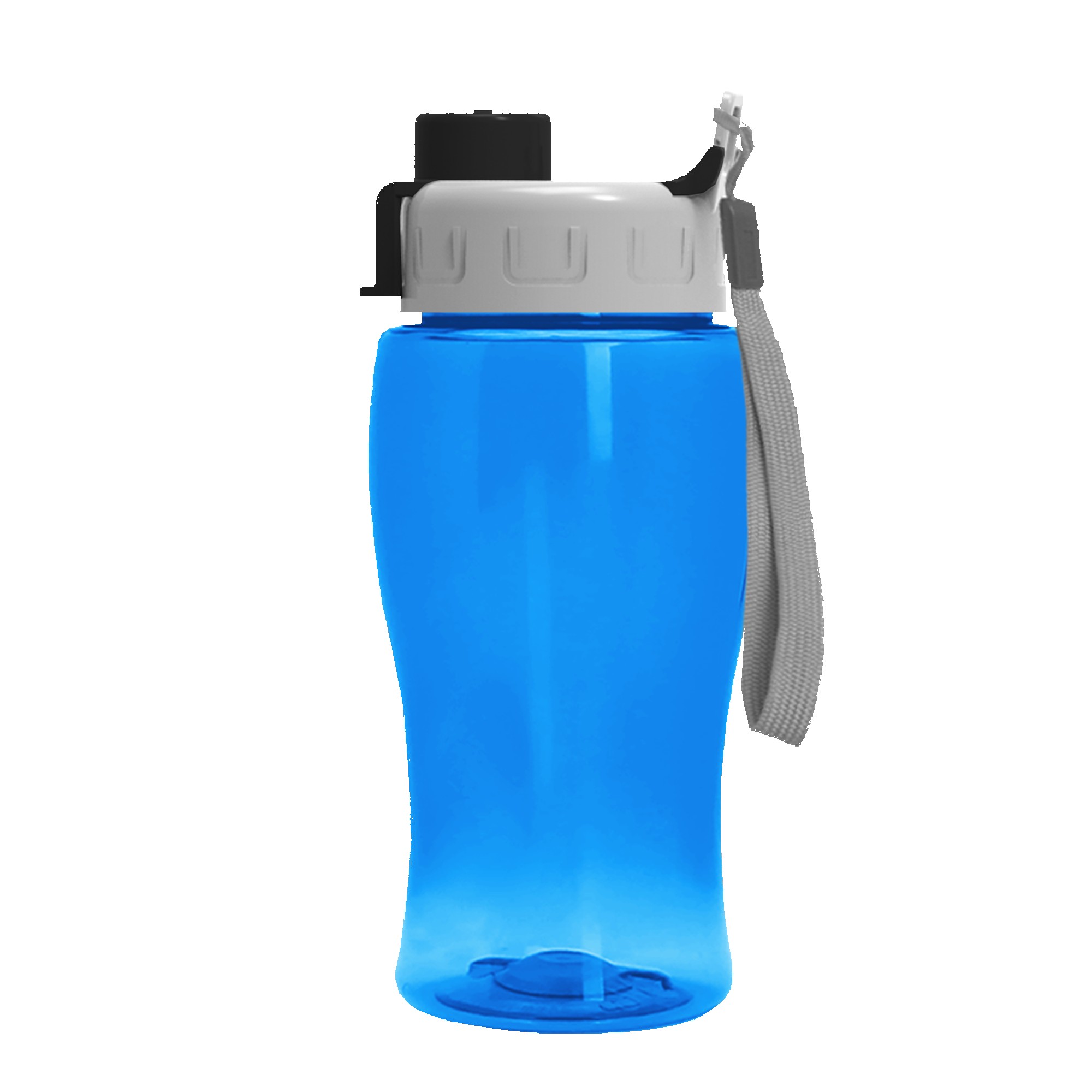 18 Oz. Transparent Bottle w/Quick Snap Lid 1