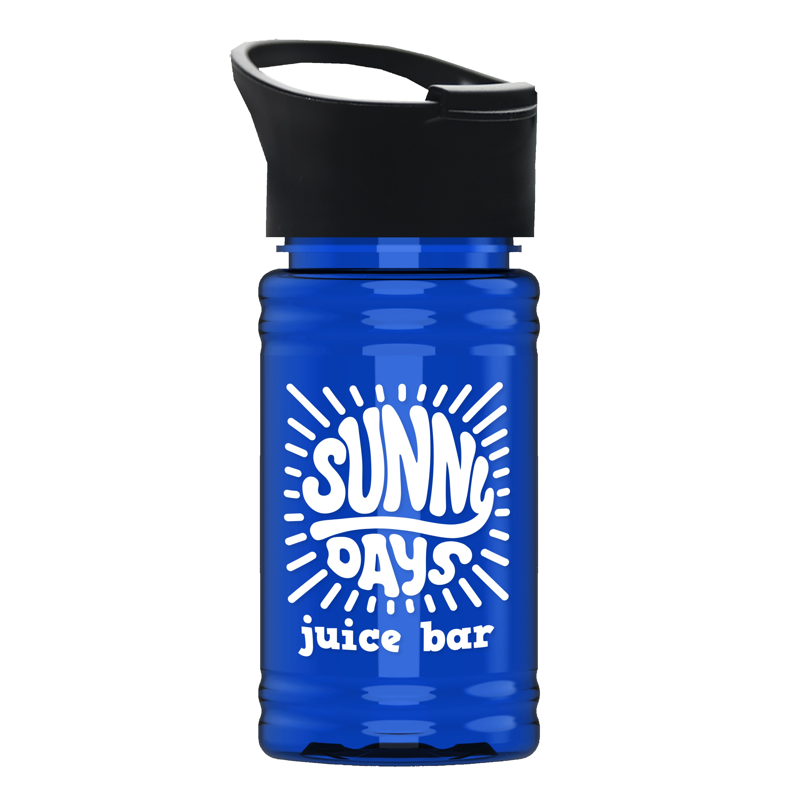 Garyline® Mini RPET Bottle with Pop-Up Lid - 16 oz. 2