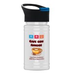 Garyline® Mini RPET Bottle with Pop-Up Lid - 16 oz. - RP16P_white_bottle_blackwithblue_lid_full.png Garyline® Mini RPET Bottle with Pop-Up Lid - 16 oz. - RP16P_white_bottle_blackwithblue_lid_full.png