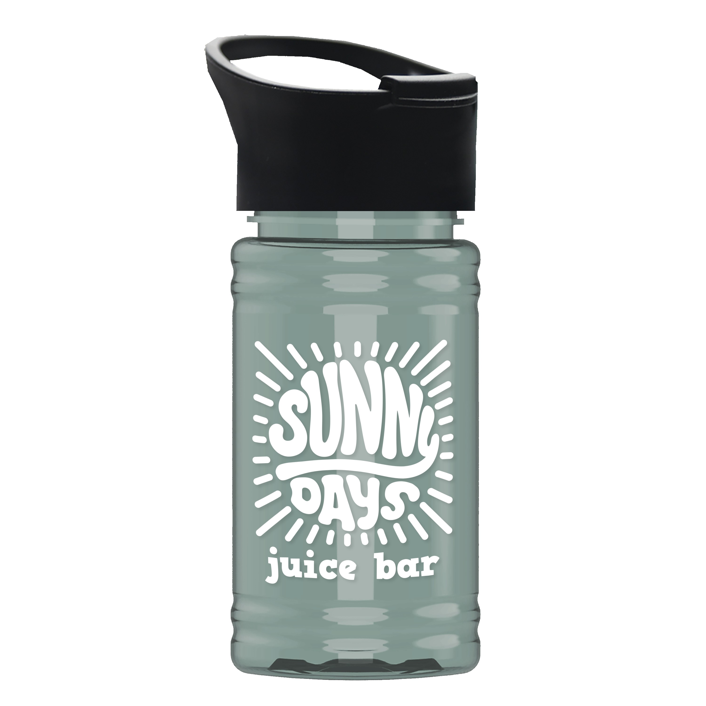 Garyline® Mini RPET Bottle with Pop-Up Lid - 16 oz. 2
