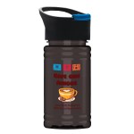 Garyline® Mini RPET Bottle with Pop-Up Lid - 16 oz. - RP16P_smoke_bottle_blackwithblue_lid_full.png Garyline® Mini RPET Bottle with Pop-Up Lid - 16 oz. - RP16P_smoke_bottle_blackwithblue_lid_full.png