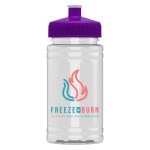 Garyline® Mini Bottle with Push-Pull Lid - 16 oz. - TB16_clear_bottle_violet_lid_full.png Garyline® Mini Bottle with Push-Pull Lid - 16 oz. - TB16_clear_bottle_violet_lid_full.png