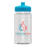 Garyline® Mini Bottle with Push-Pull Lid - 16 oz. - TB16_clear_bottle_cyan_lid_full.png Garyline® Mini Bottle with Push-Pull Lid - 16 oz. - TB16_clear_bottle_cyan_lid_full.png