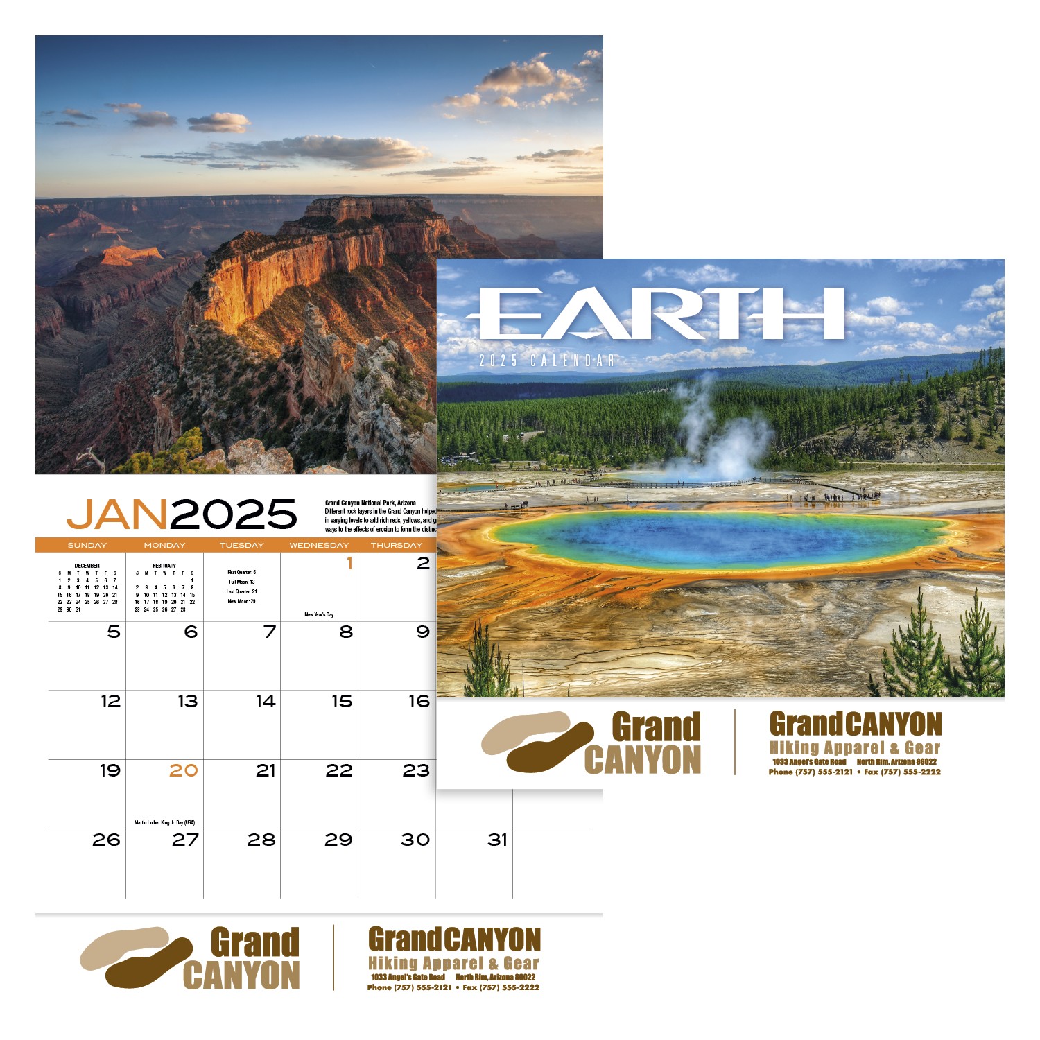HotLine® Products Earth Appointment Calendar - Stapled 2