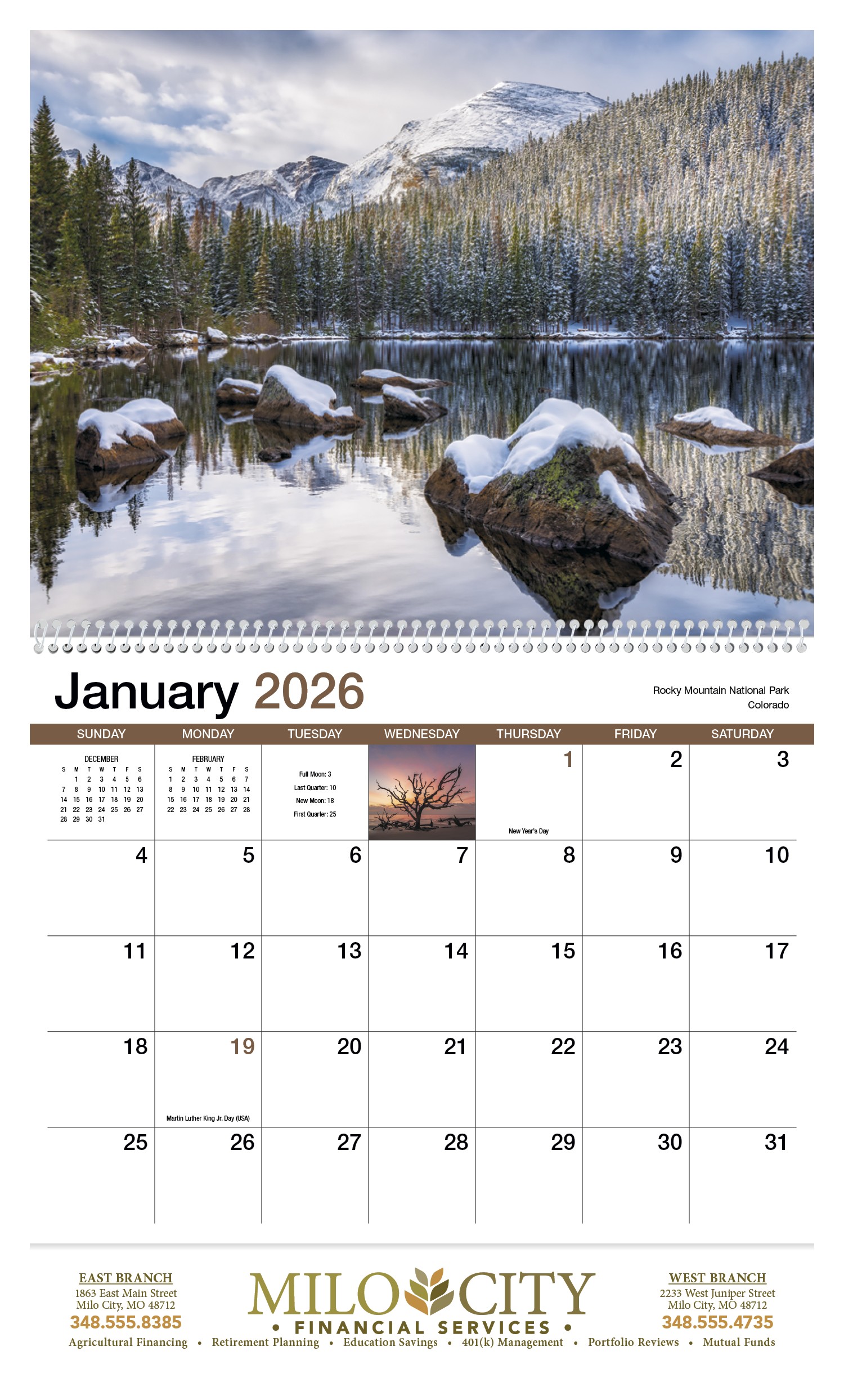 HotLine® Products Scenic America® Appointment Calendar - Spiral 2