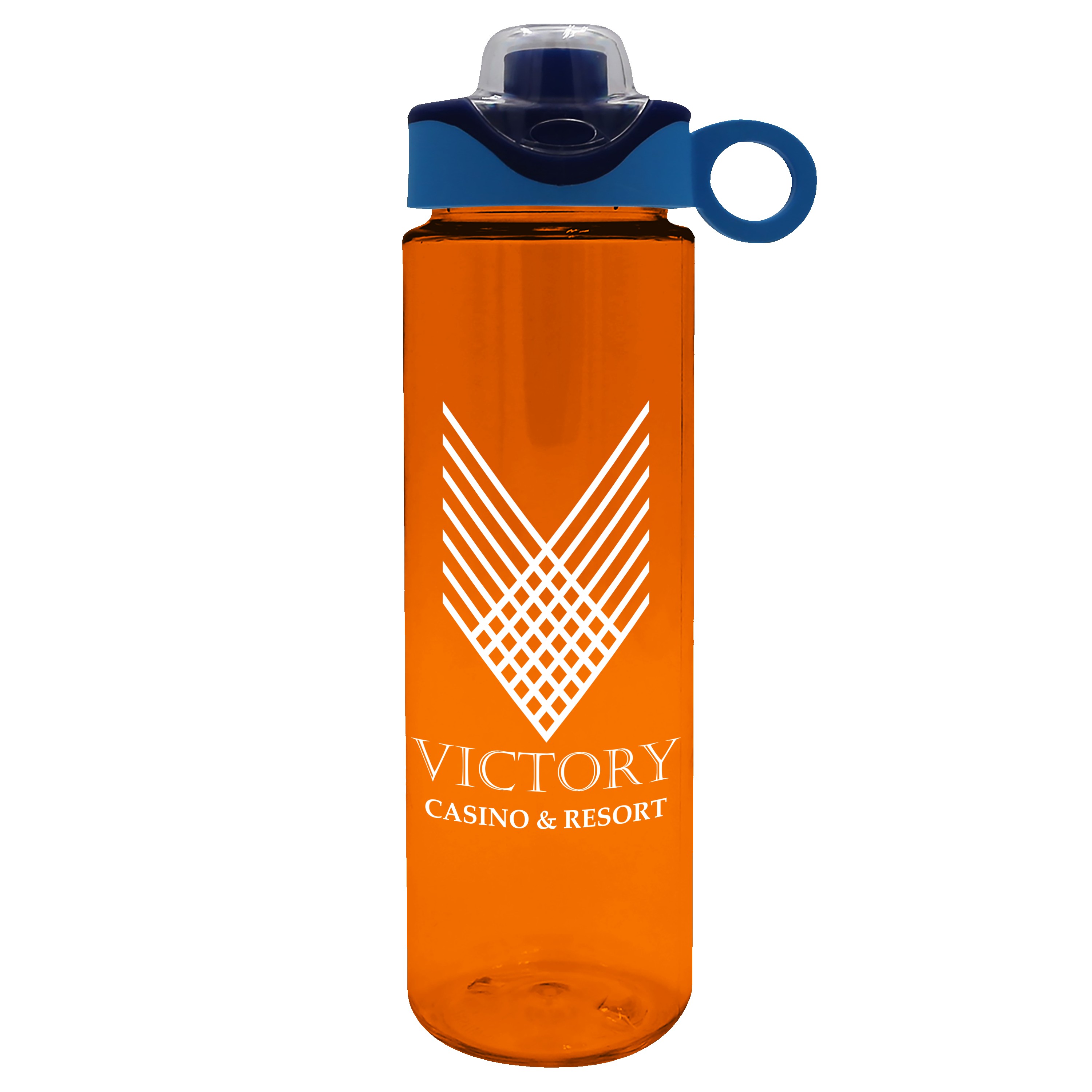 Garyline® Freedom Tritan® Renew Bottle with Two-Tone Drink-Thru Lid with Silicone Loop - 28 oz. 2