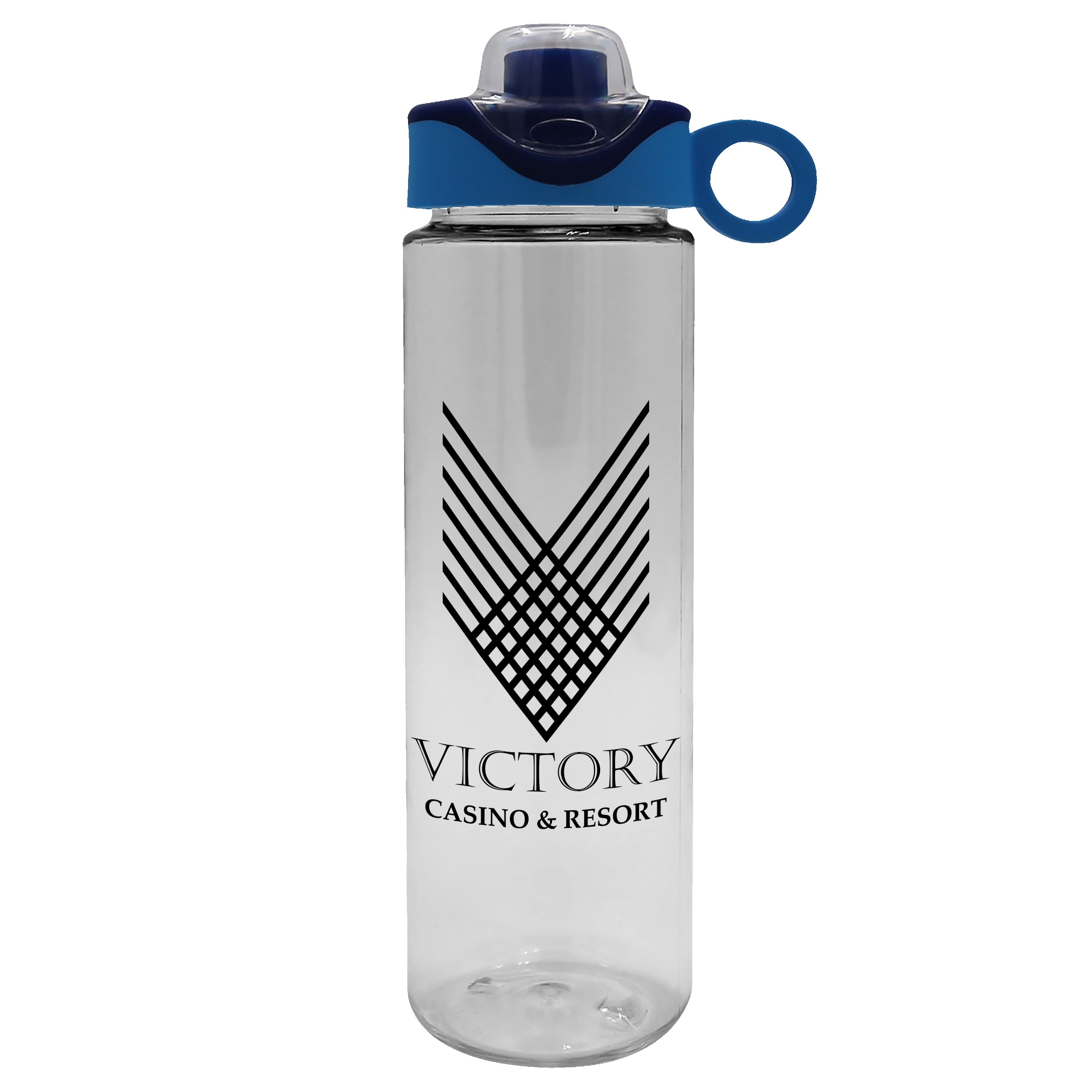 Garyline® Freedom Tritan® Renew Bottle with Two-Tone Drink-Thru Lid with Silicone Loop - 28 oz. 2