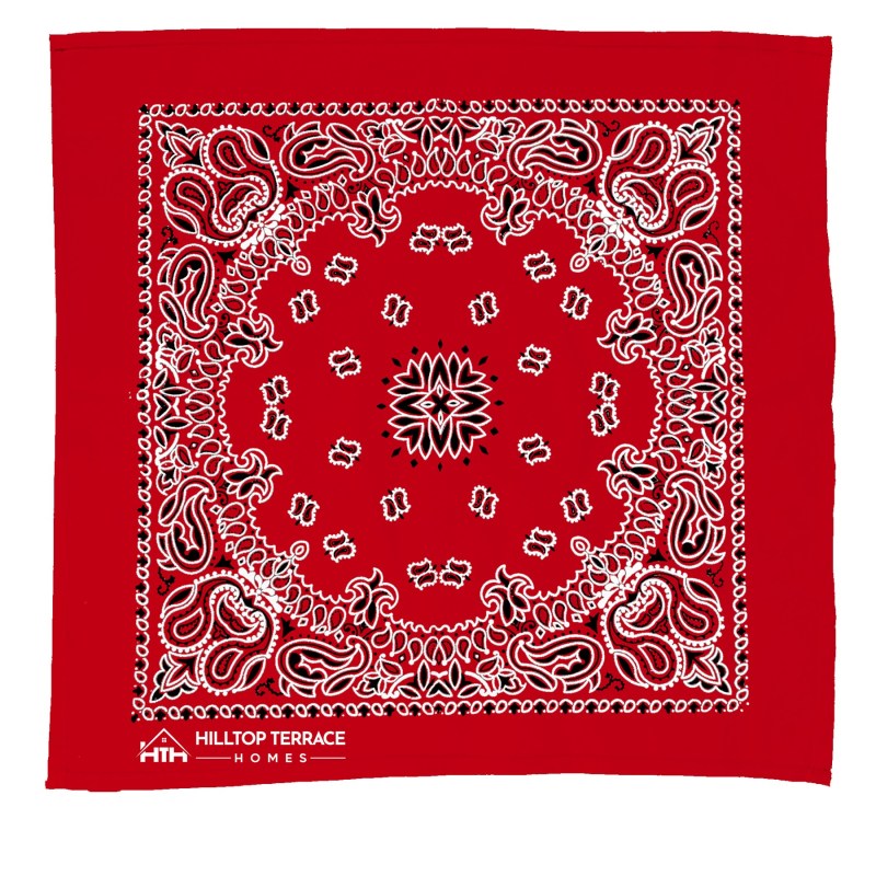 Garyline® 22" Bandana with Stock Paisley Pattern 2 Garyline® 22" Bandana with Stock Paisley Pattern 2