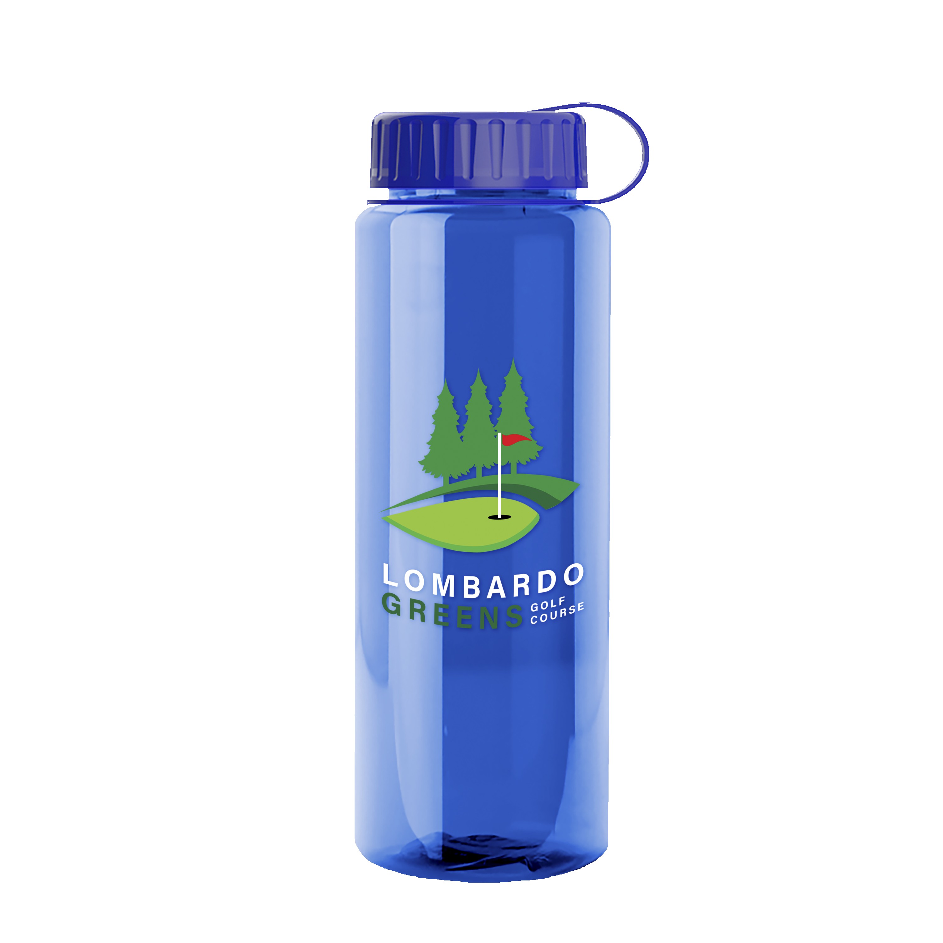 Garyline® Slim Fit RPET Bottle with Tethered Lid - 32 oz. 2