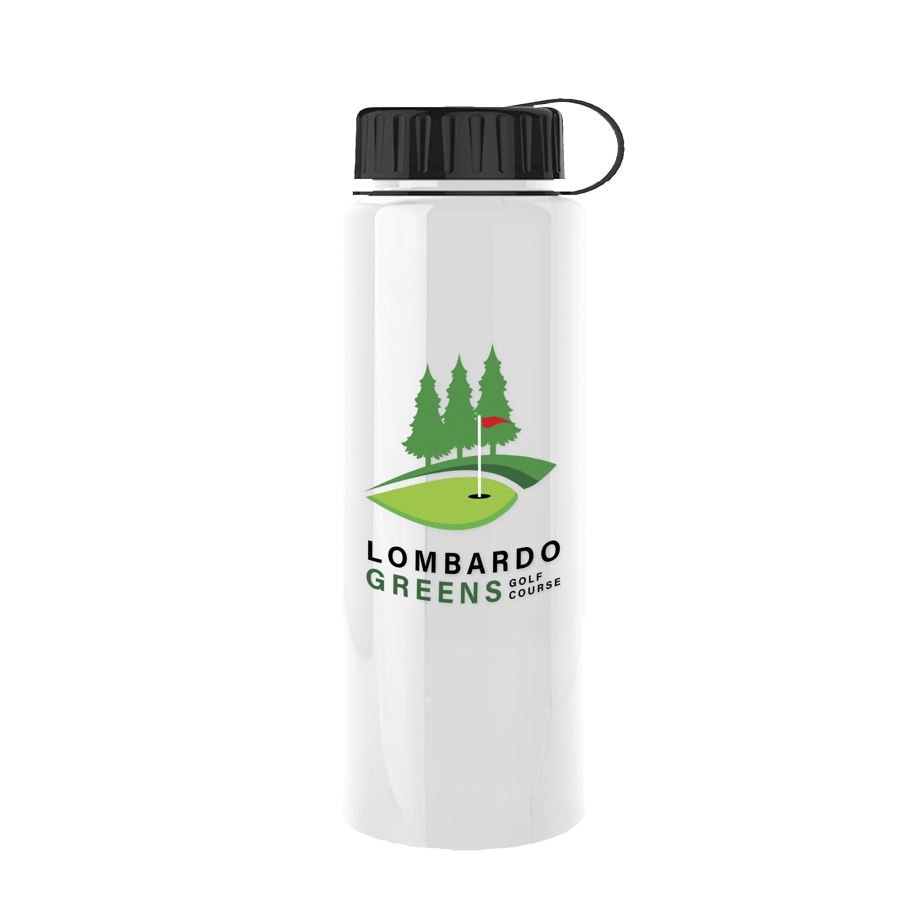 Garyline® Slim Fit RPET Bottle with Tethered Lid - 32 oz. 2