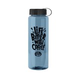 Garyline® Slim Fit RPET Bottle with Tethered Lid - 32 oz. 2 Garyline® Slim Fit RPET Bottle with Tethered Lid - 32 oz. 2
