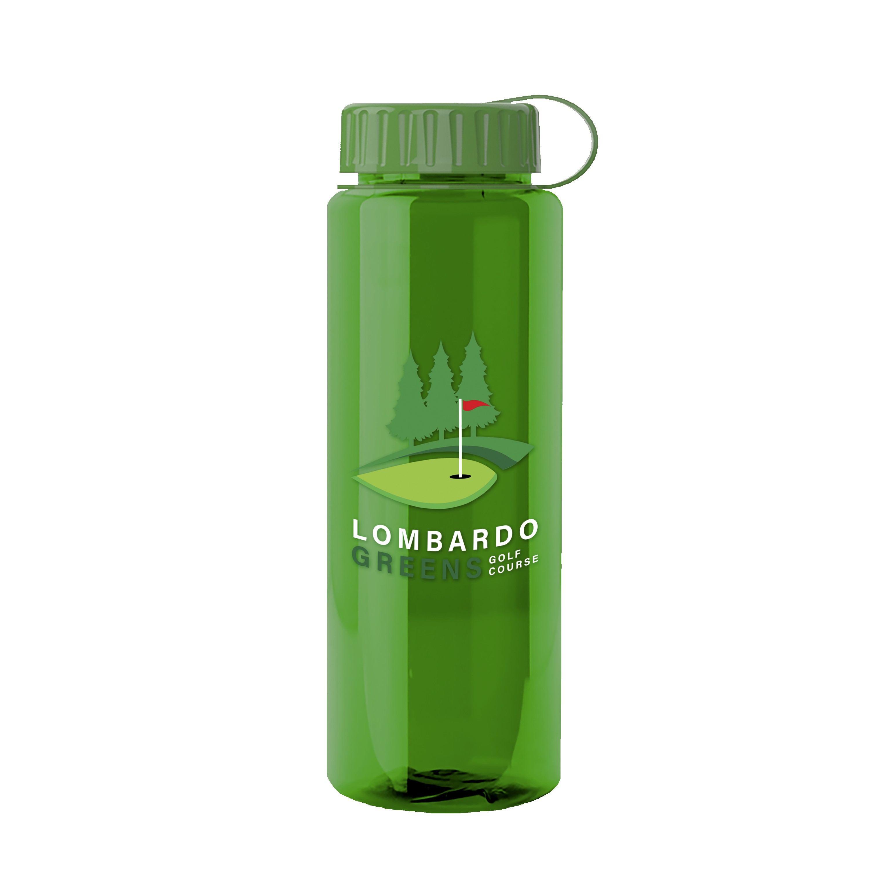 Garyline® Slim Fit RPET Bottle with Tethered Lid - 32 oz. 2