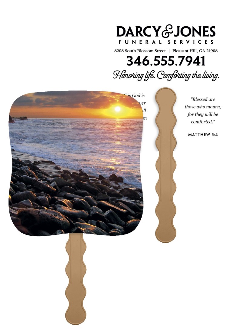 Skinner & Kennedy™ Sunset Shore - Pictorial Fan 2 Skinner & Kennedy™ Sunset Shore - Pictorial Fan 2