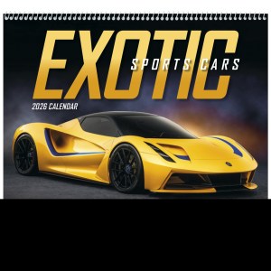 Good Value™ Exotic Sports Cars - Spiral Calendar 2 Good Value™ Exotic Sports Cars - Spiral Calendar 2