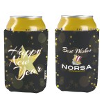 Koozie® britePix® Holiday Can Cooler - 46215_Happy New Year product image Koozie® britePix® Holiday Can Cooler - 46215_Happy New Year product image