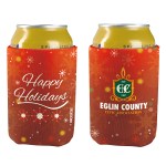 Koozie® britePix® Holiday Can Cooler - 46215_Happy Holidays product image Koozie® britePix® Holiday Can Cooler - 46215_Happy Holidays product image