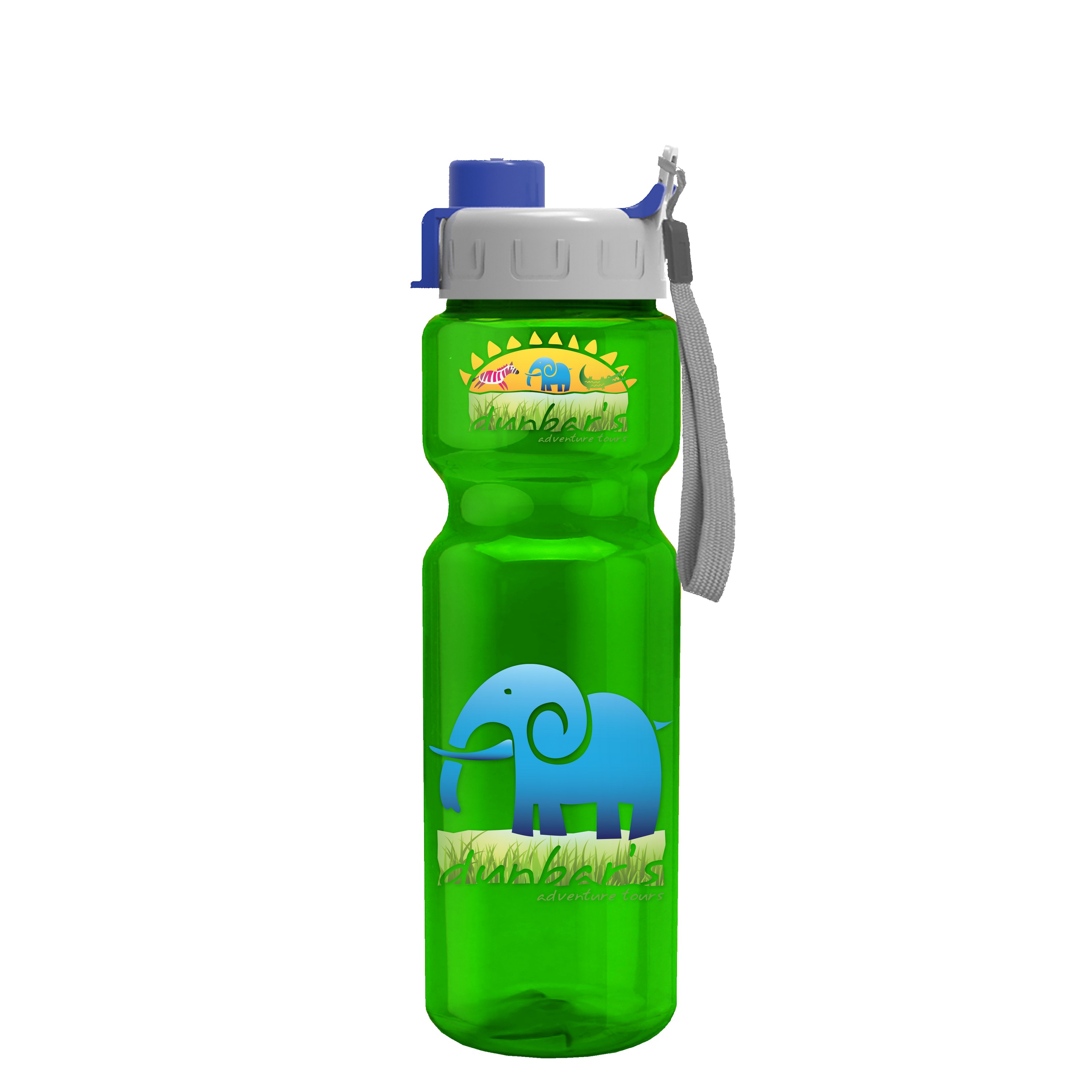 Garyline® Champ Bottle with Quick-Snap Lid - 28 oz. 2