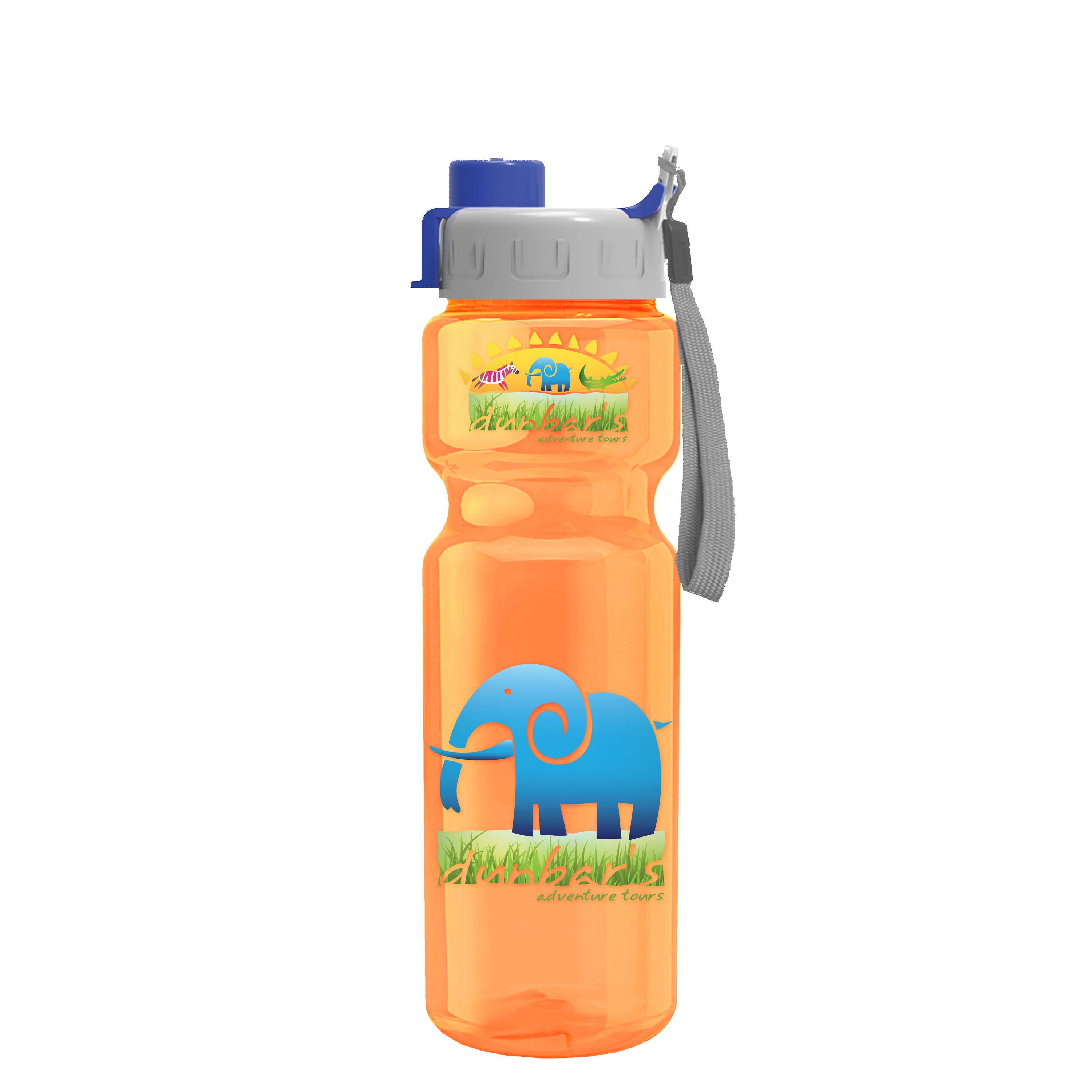 Garyline® Champ Bottle with Quick-Snap Lid - 28 oz. 2