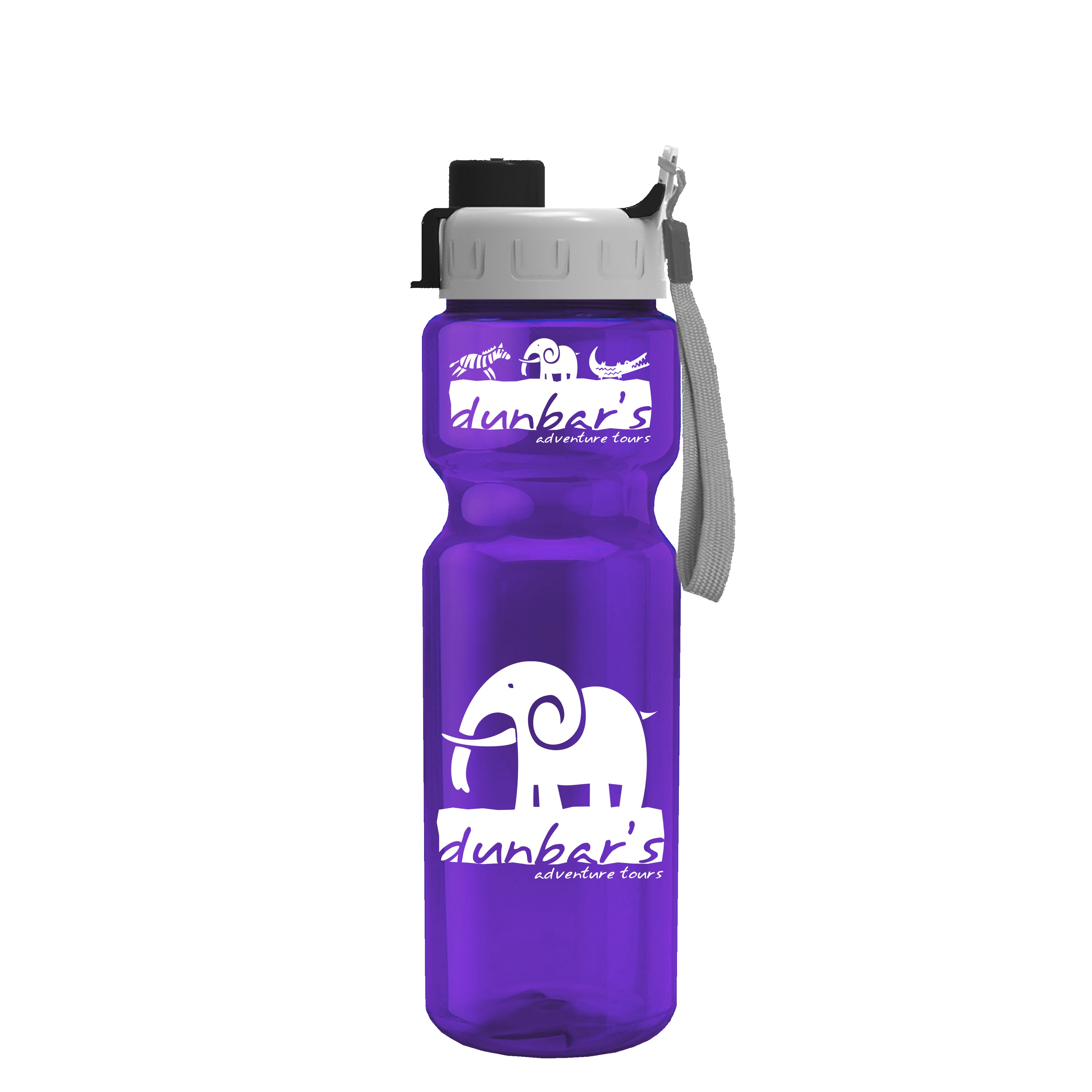 Garyline® Champ Bottle with Quick-Snap Lid - 28 oz. 2