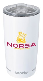 Koozie® Savannah Vacuum Tumbler with Tritan® Lid - 18 oz. - 46317C white image Koozie® Savannah Vacuum Tumbler with Tritan® Lid - 18 oz. - 46317C white image