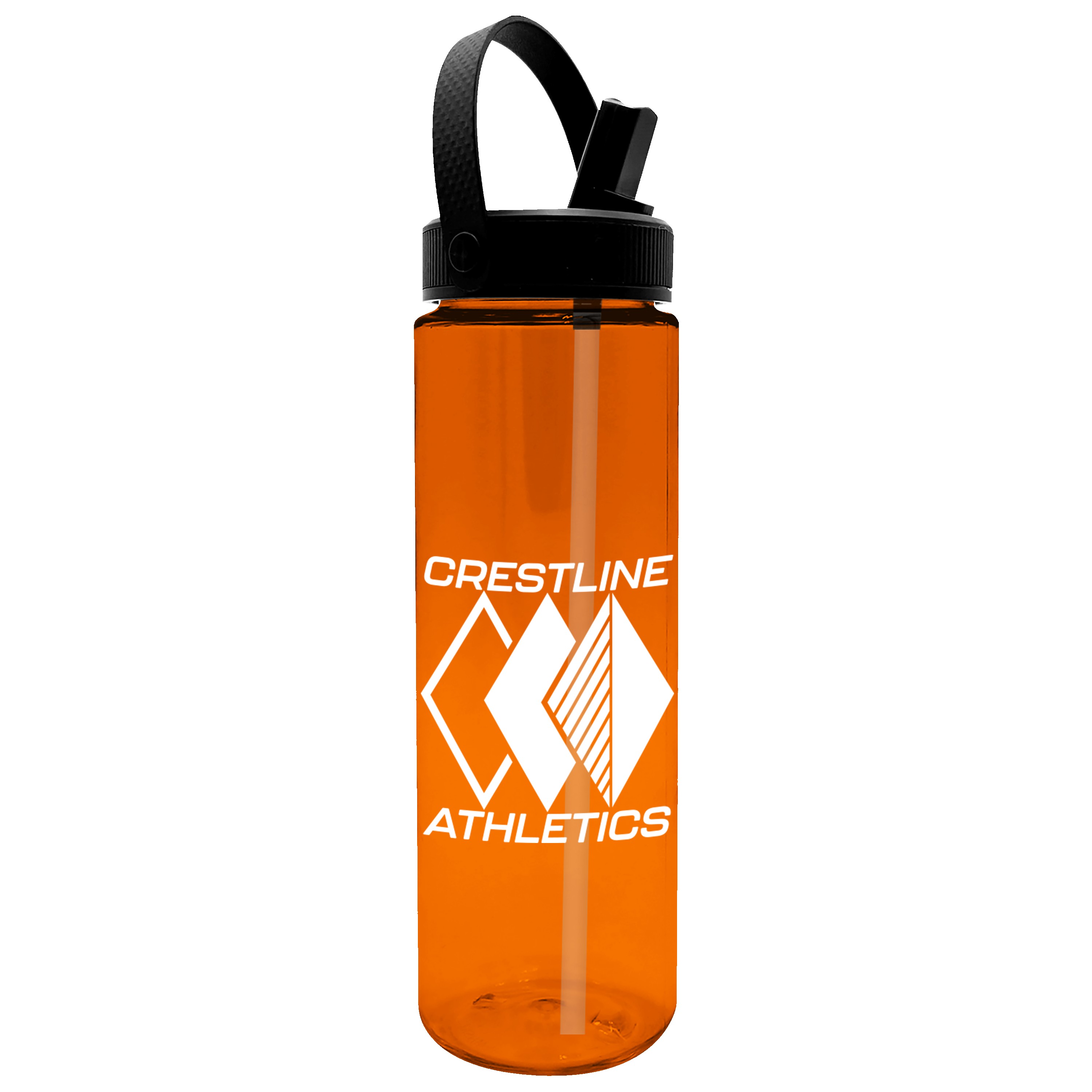 Garyline® Freedom Tritan® Renew Bottle with Flip-Straw, Swivel-Handle Lid - 28 oz. 2