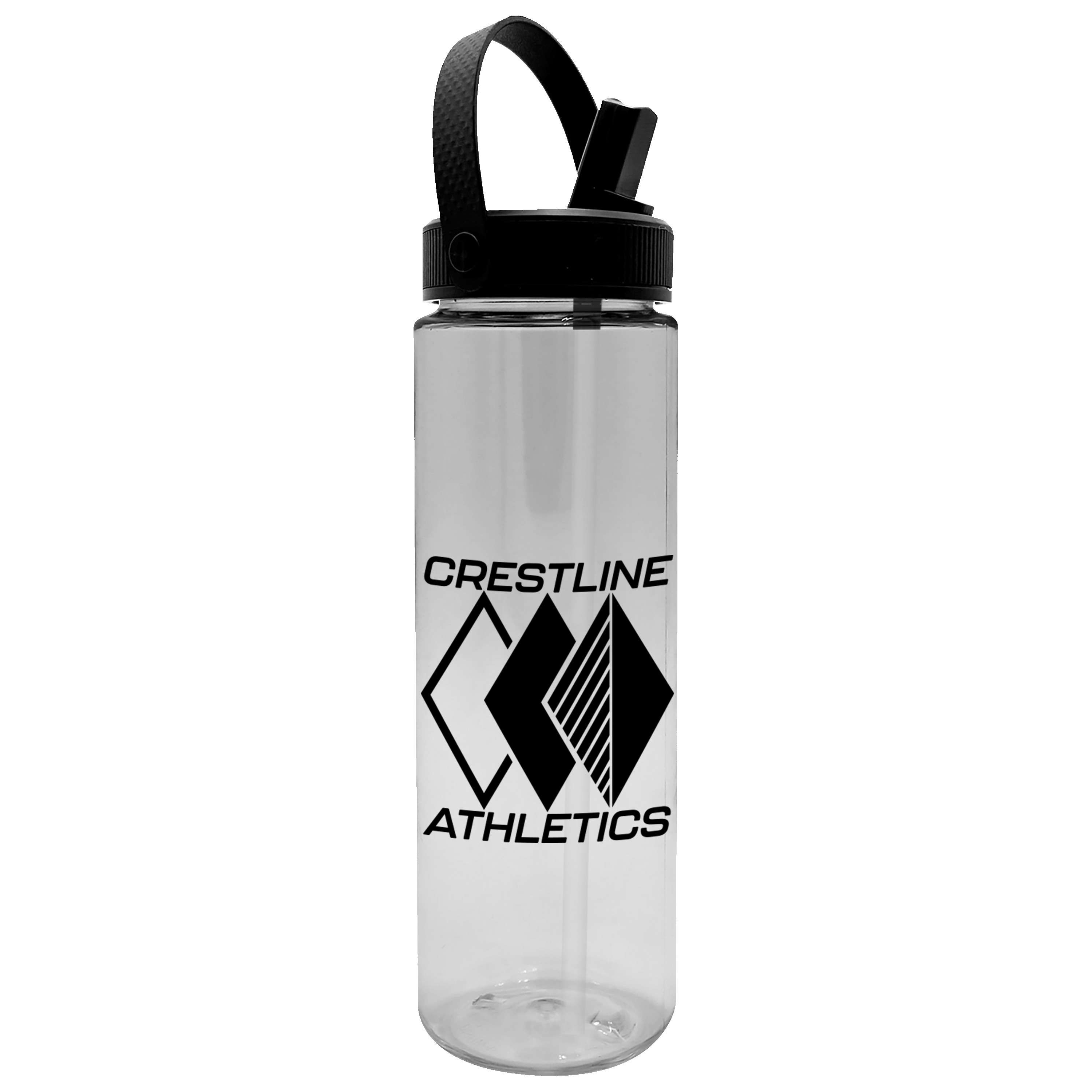 Garyline® Freedom Tritan® Renew Bottle with Flip-Straw, Swivel-Handle Lid - 28 oz. 2