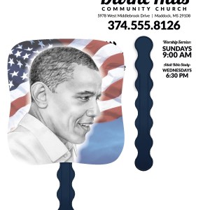 Skinner & Kennedy™ President Barack Obama - Pictorial Fan 2 Skinner & Kennedy™ President Barack Obama - Pictorial Fan 2