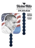 Skinner & Kennedy™ President Barack Obama - Pictorial Fan 2 Skinner & Kennedy™ President Barack Obama - Pictorial Fan 2