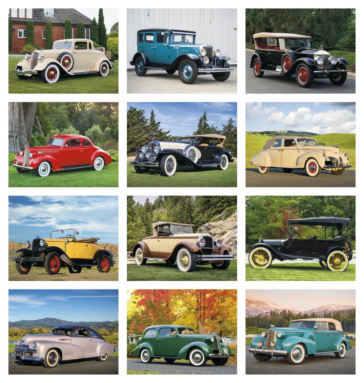 Triumph® Calendars Antique Cars Calendar 2
