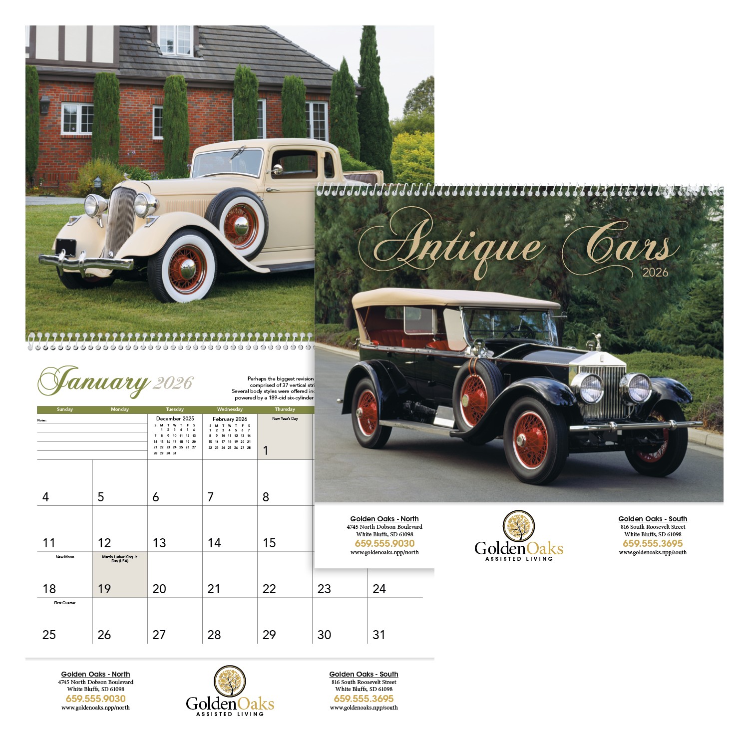 Triumph® Calendars Antique Cars Calendar 2