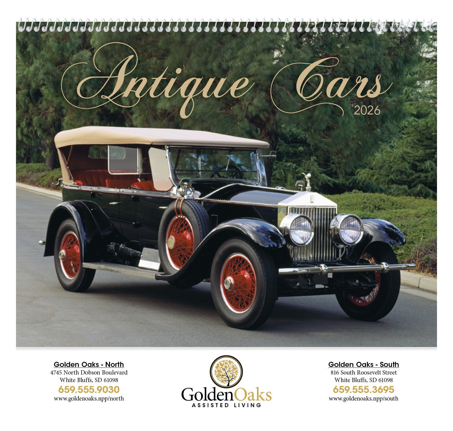 Triumph® Calendars Antique Cars Calendar 2