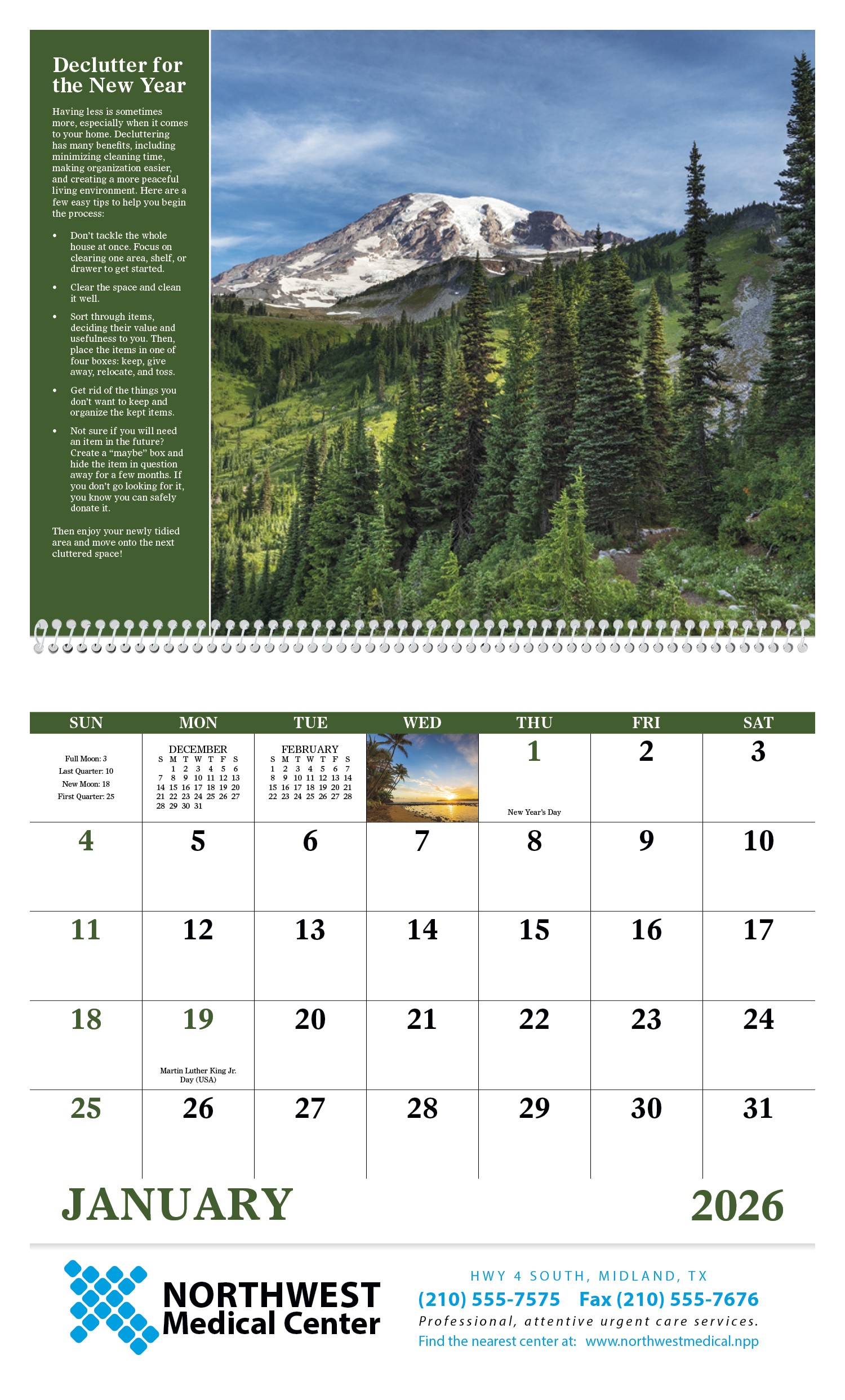 Good Value™ Healthy Living - Spiral Calendar 2