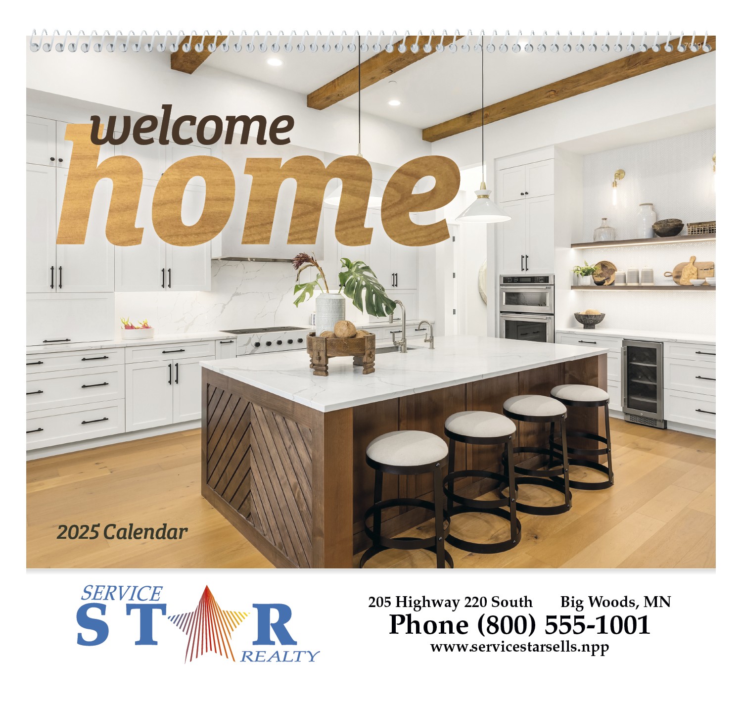 Good Value™ Welcome Home - Spiral Calendar 2
