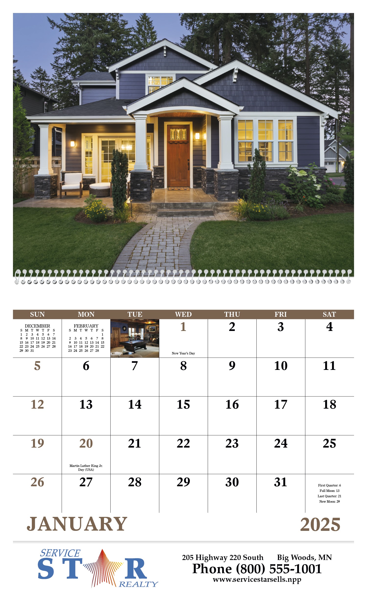 Good Value™ Welcome Home - Spiral Calendar 2