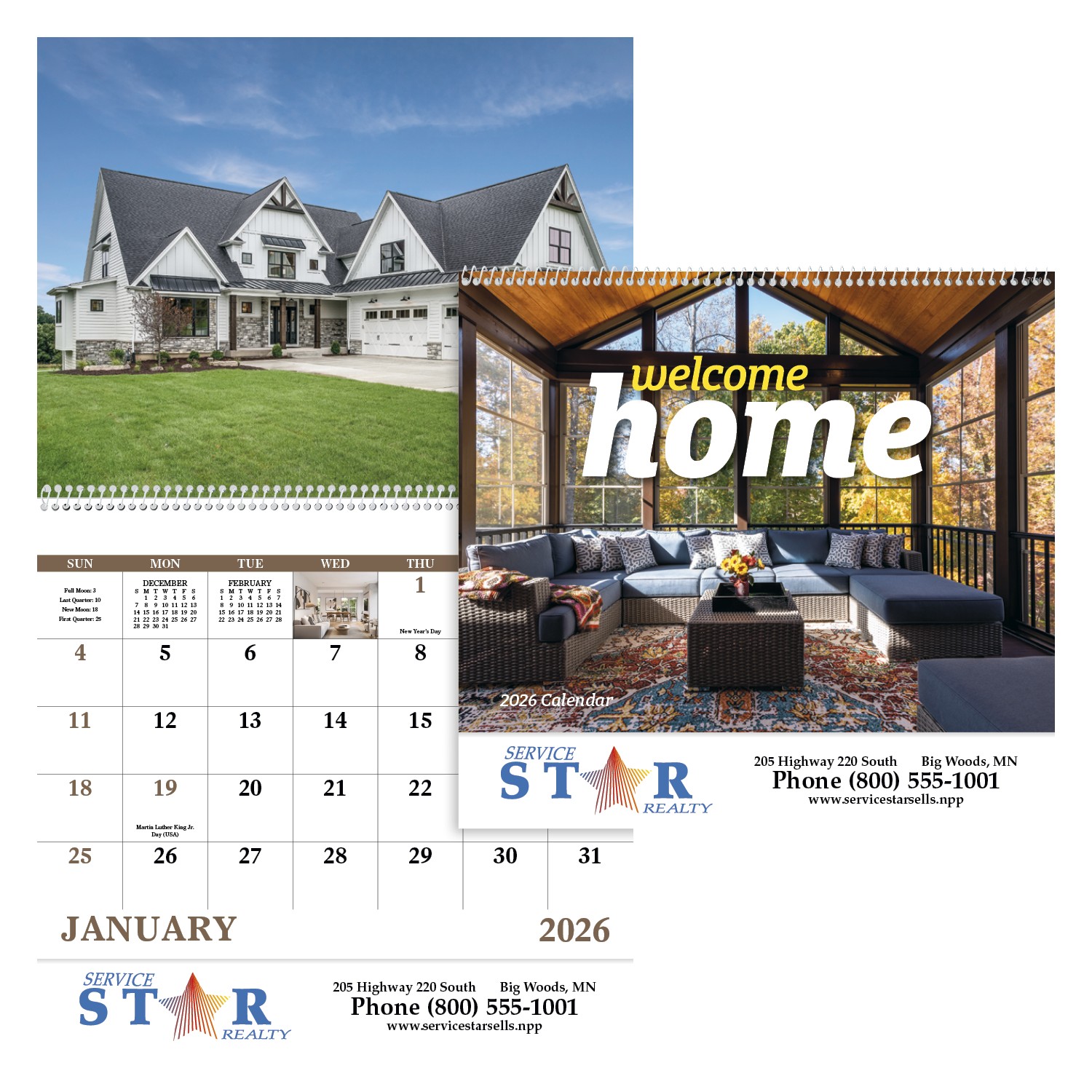 Good Value™ Welcome Home - Spiral Calendar 2