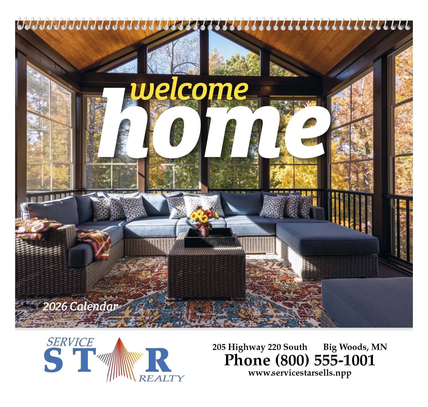 Good Value™ Welcome Home - Spiral Calendar 2