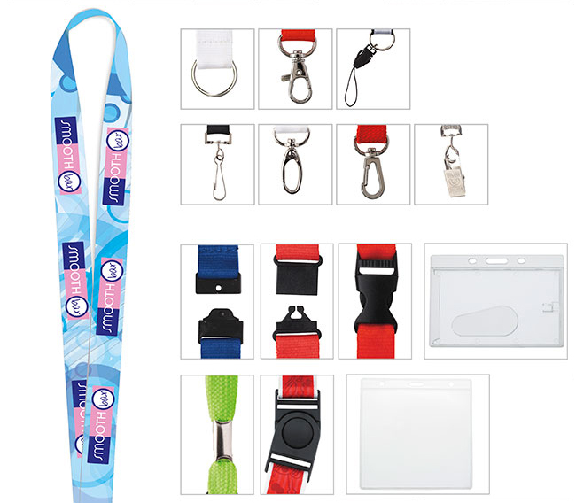 Universal Source® 3/4" Polyester 4 Color Lanyard 2