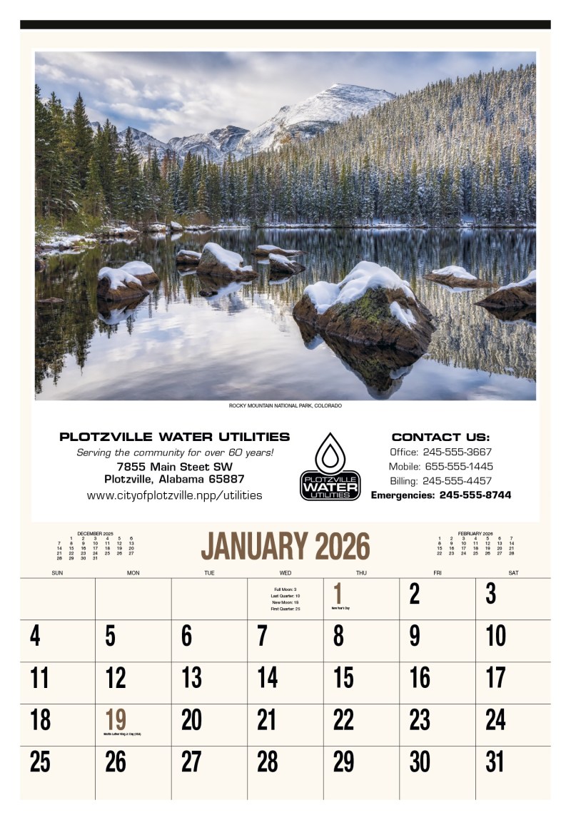 HotLine® Products Scenic America® Executive-White Ad Calendar 2 HotLine® Products Scenic America® Executive-White Ad Calendar 2