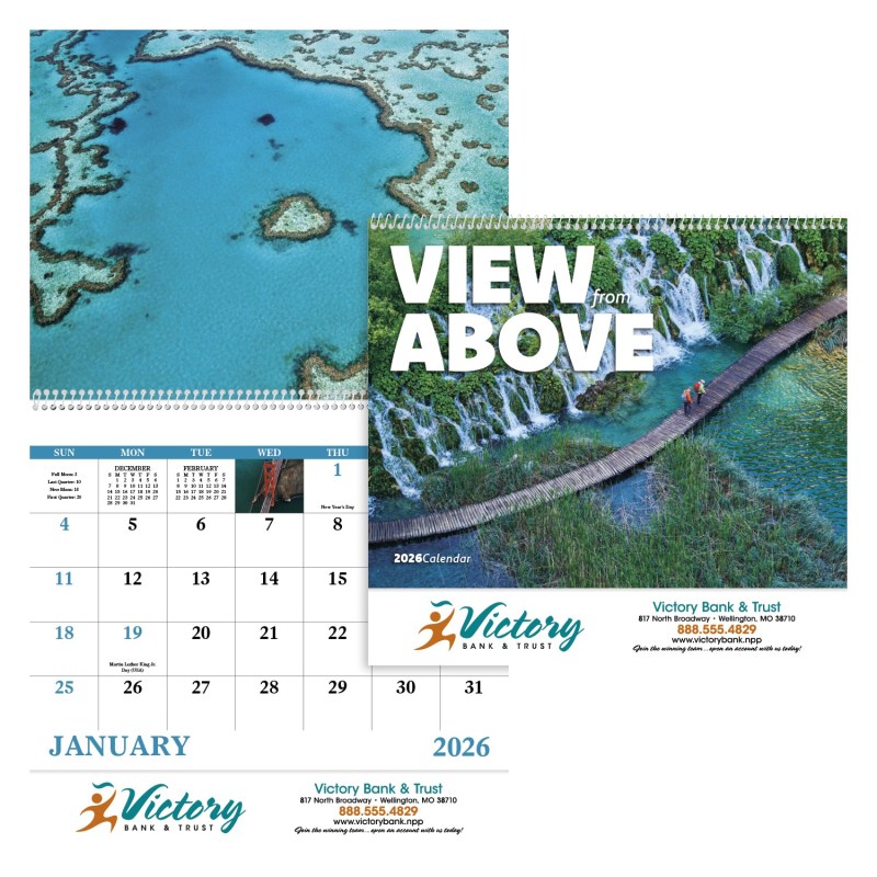 Good Value™ View from Above - Spiral Calendar 2 Good Value™ View from Above - Spiral Calendar 2