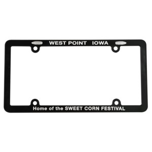 Screened Full View License Plate Frame With 4 Holes 1 Screened Full View License Plate Frame With 4 Holes 1