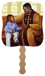 Skinner & Kennedy™ Spiritual Guidance - Pictorial Fan - 2635 fan front image Skinner & Kennedy™ Spiritual Guidance - Pictorial Fan - 2635 fan front image
