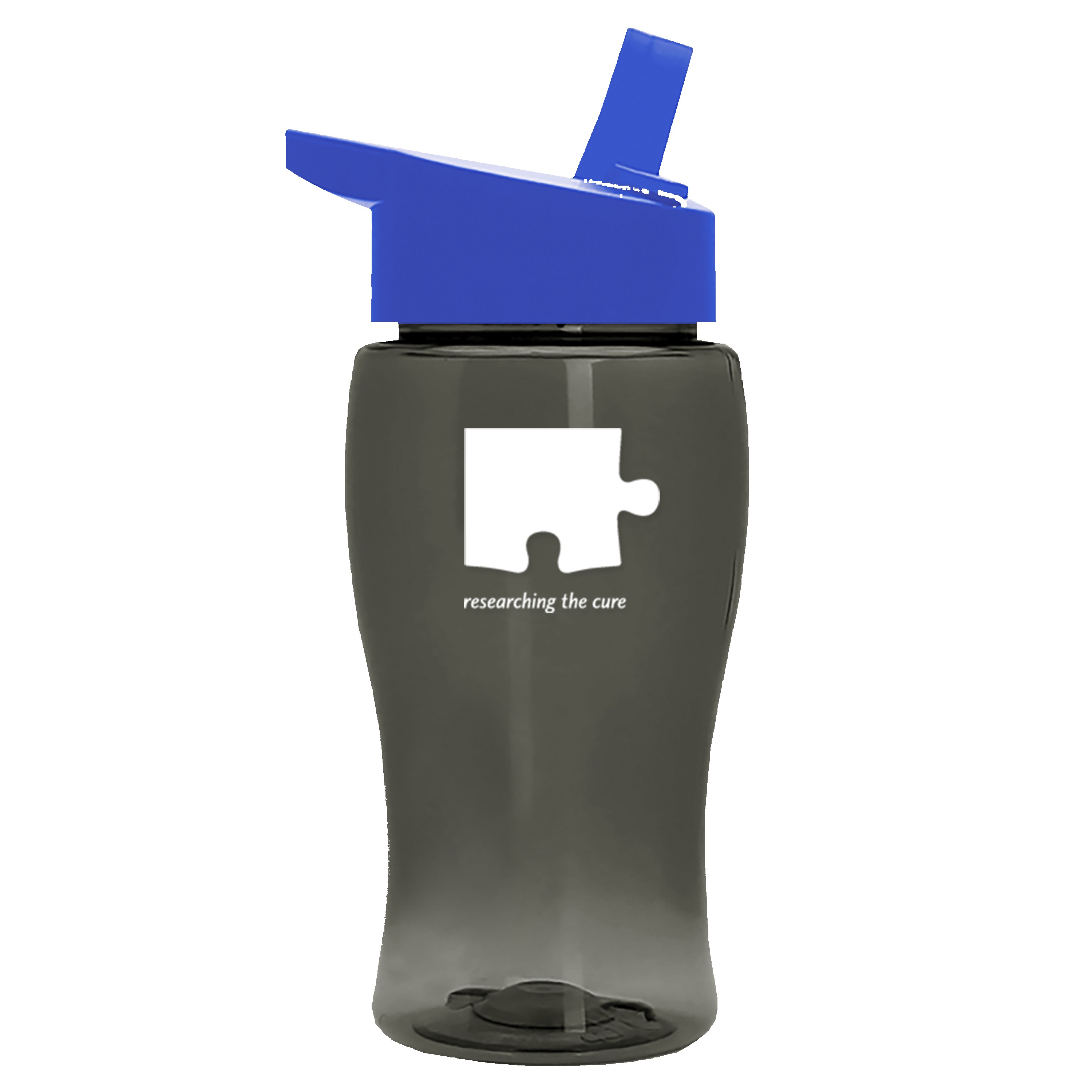 Garyline® Poly+ Jr. Transparent Bottle with Flip-Straw Lid - 18 oz. 2