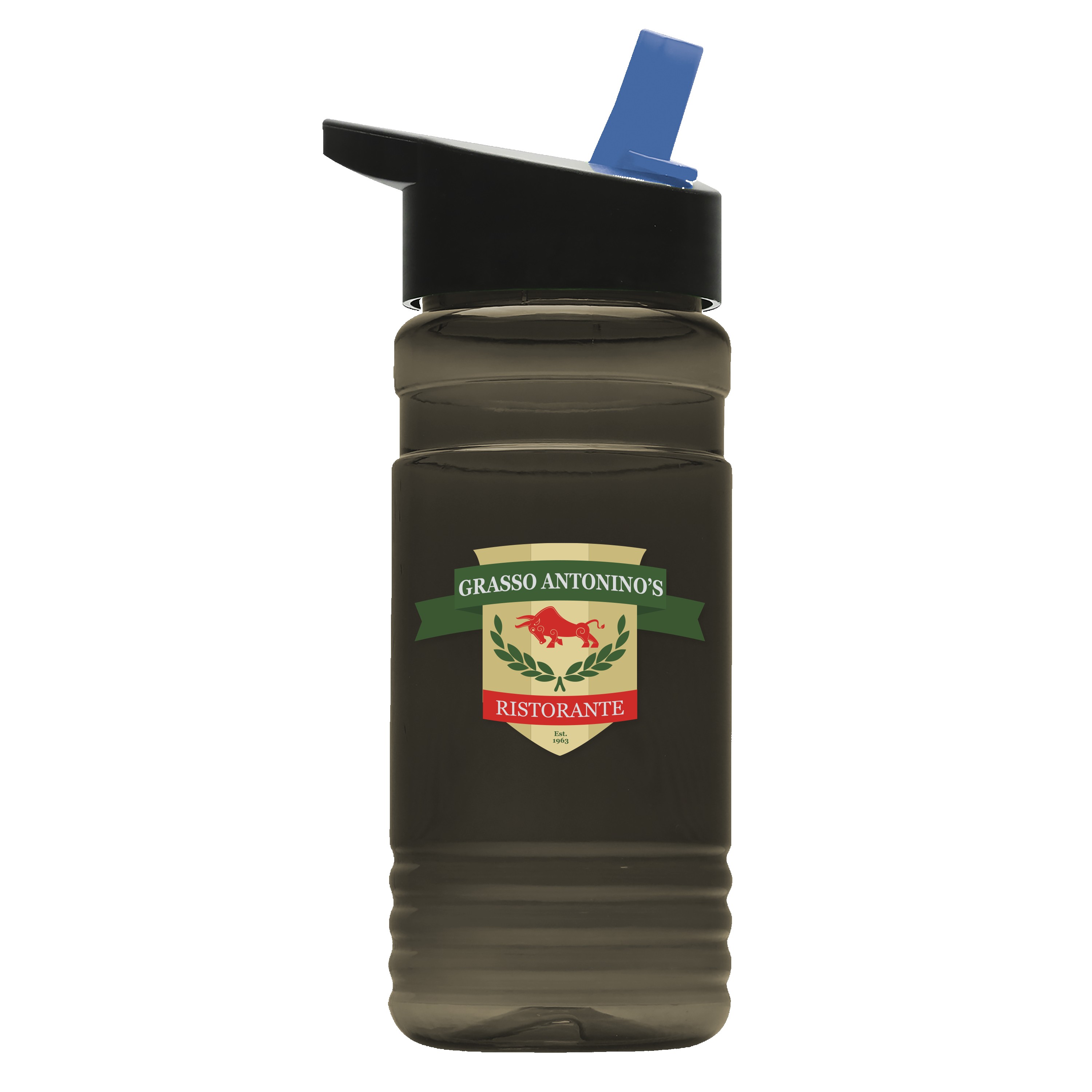 Garyline® Groove Tritan® Bottle with Flip-Straw Lid - 20 oz. 2