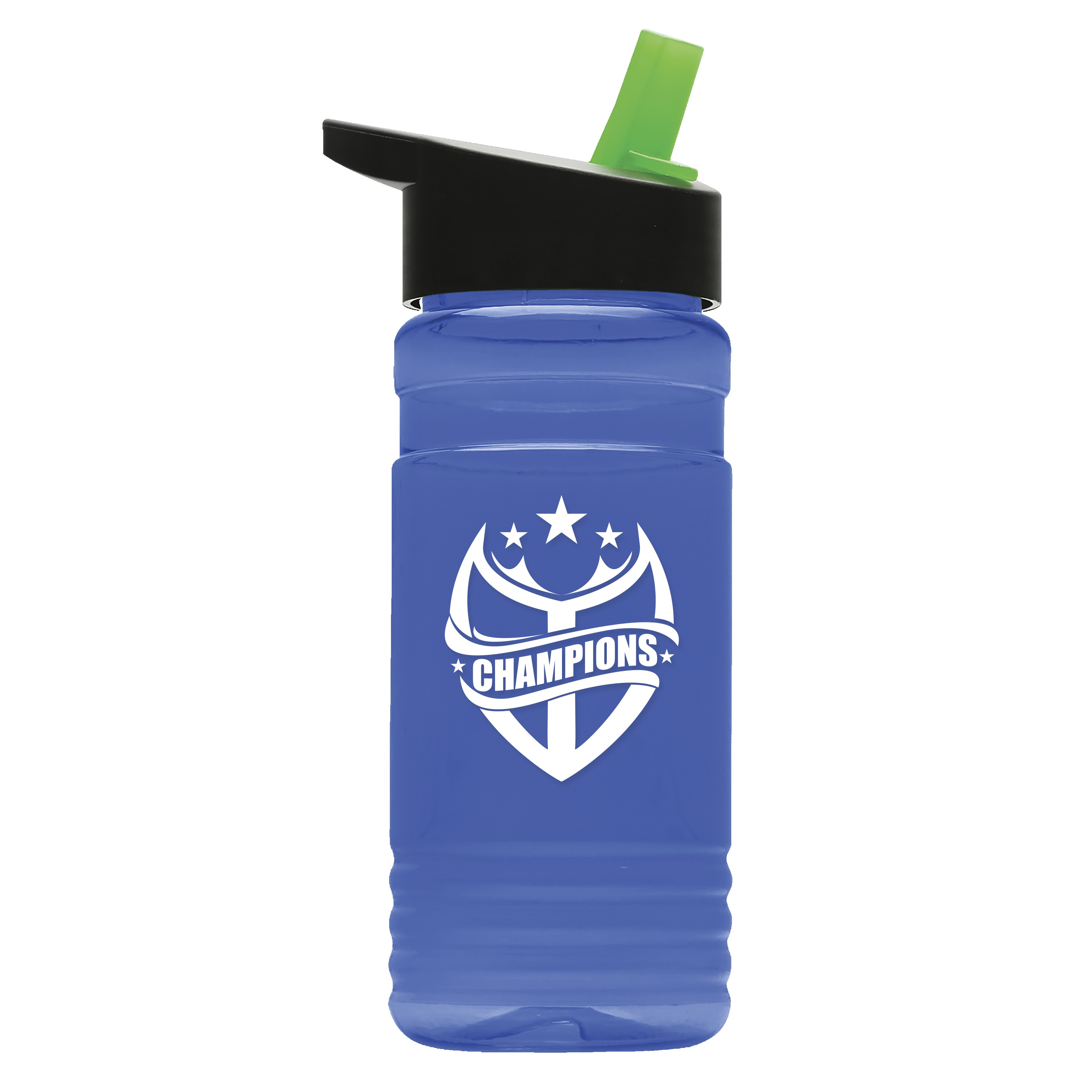 Garyline® Groove Tritan® Bottle with Flip-Straw Lid - 20 oz. 2