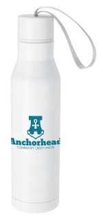 Vacuum Insulated Bottle with Carry Loop - 18 oz. - 46125 white product image Vacuum Insulated Bottle with Carry Loop - 18 oz. - 46125 white product image