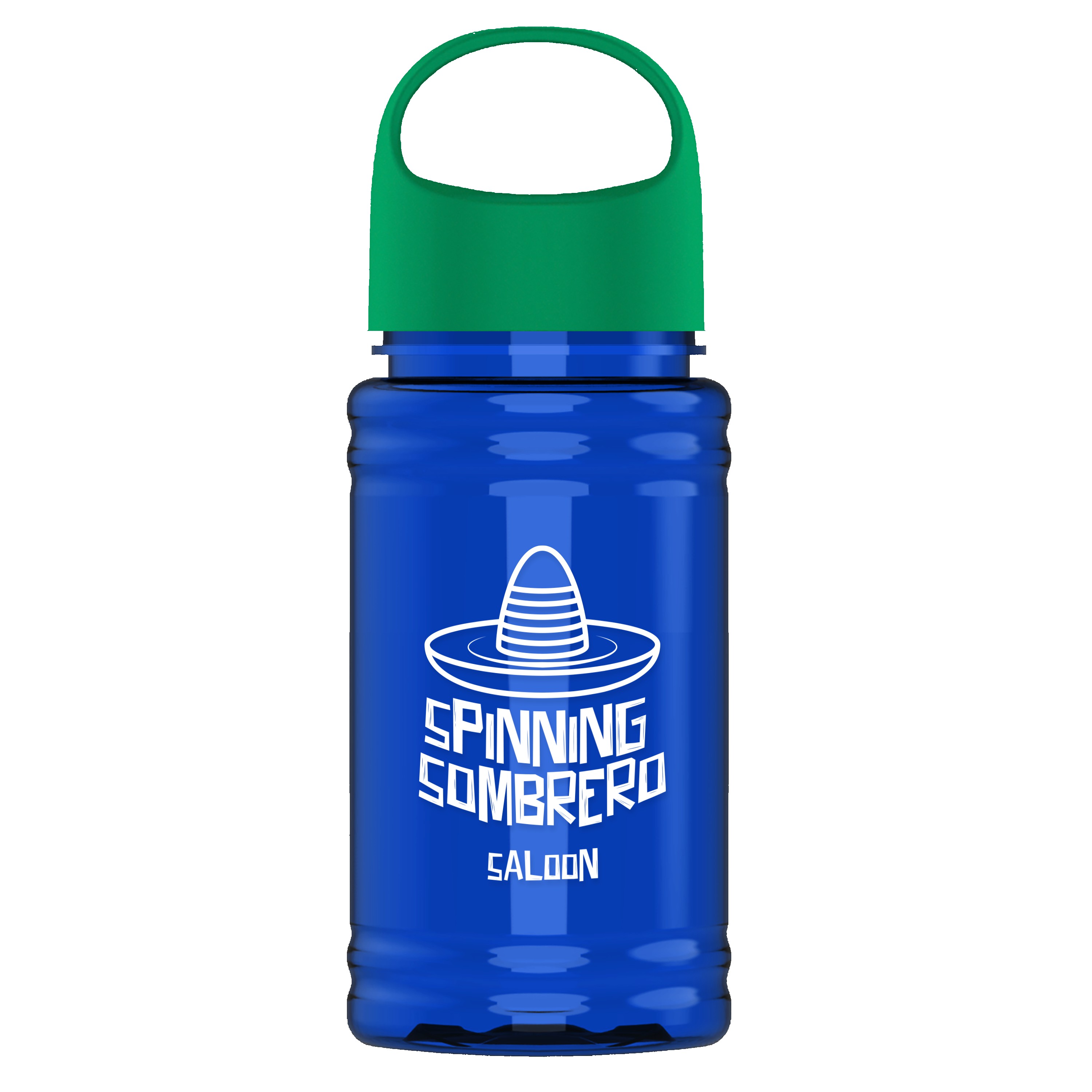 Garyline® Mini RPET Bottle with Oval Crest Lid - 16 oz. 2