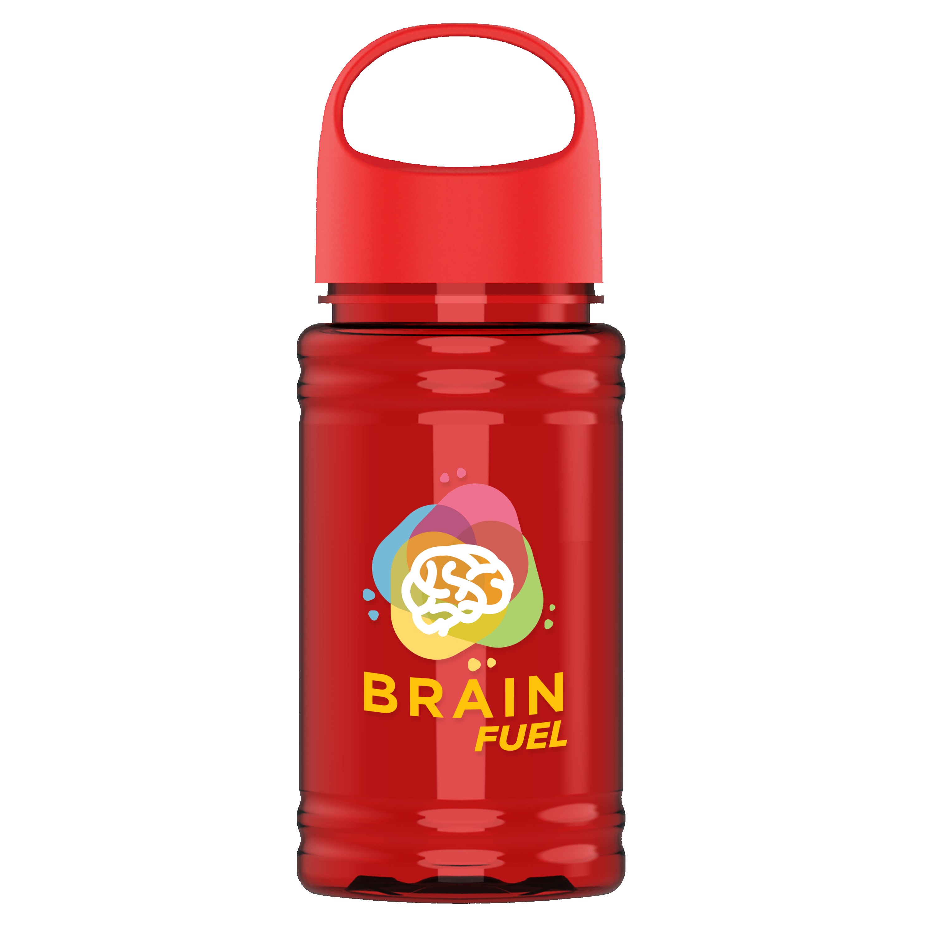 Garyline® Mini RPET Bottle with Oval Crest Lid - 16 oz. 2
