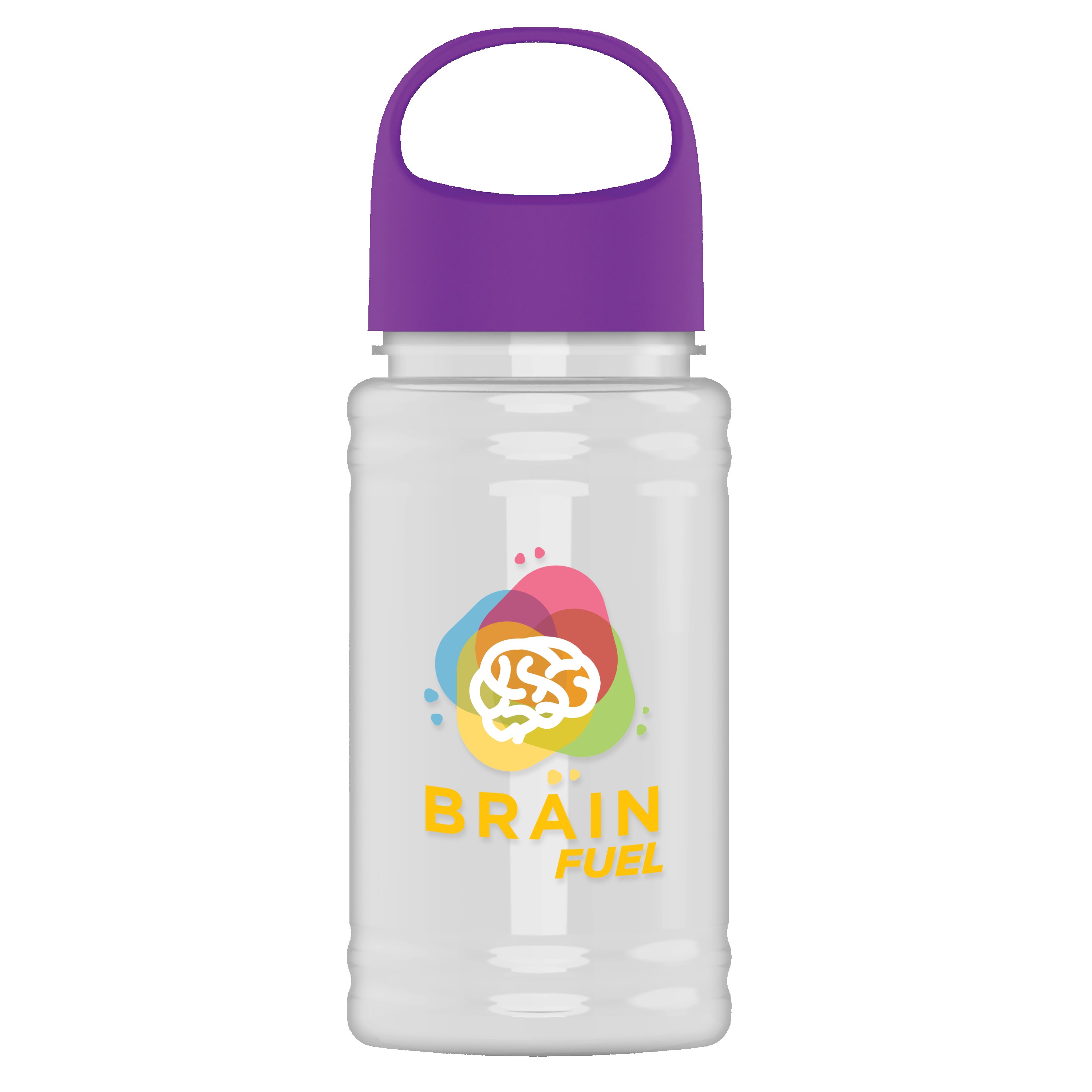 Garyline® Mini RPET Bottle with Oval Crest Lid - 16 oz. 2