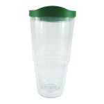 Good Value™ Orbit Tumbler - 24 oz. - 24ORBTMB Clear Tumbler/Hunter Lid Good Value™ Orbit Tumbler - 24 oz. - 24ORBTMB Clear Tumbler/Hunter Lid