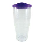 Good Value™ Orbit Tumbler - 24 oz. - 24ORBTMB Clear Tumbler/Purple Lid Good Value™ Orbit Tumbler - 24 oz. - 24ORBTMB Clear Tumbler/Purple Lid